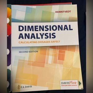 F.A. Davis Nursing Dimensional Analysis Textbook